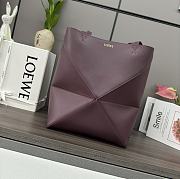 LOEWE | Puzzle Fold Tote bag in burgundy - 1