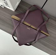 LOEWE | Puzzle Fold Tote bag in burgundy - 2