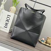 LOEWE | Puzzle Fold Tote bag in black - 1