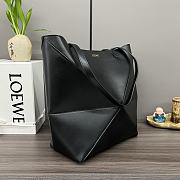 LOEWE | Puzzle Fold Tote bag in black - 5