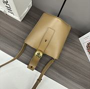 LOEWE | Mini Pebble Bucket Anagram Brown - 3