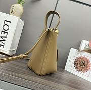 LOEWE | Mini Pebble Bucket Anagram Brown - 2