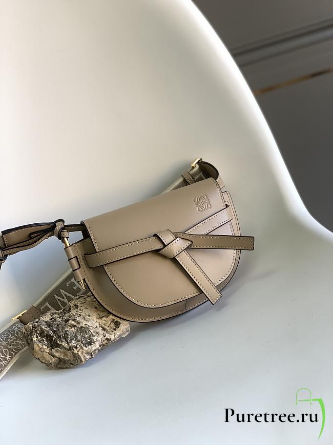 LOEWE | Mini Gate Bag In Beige - 1