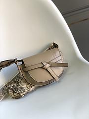 LOEWE | Mini Gate Bag In Beige - 1