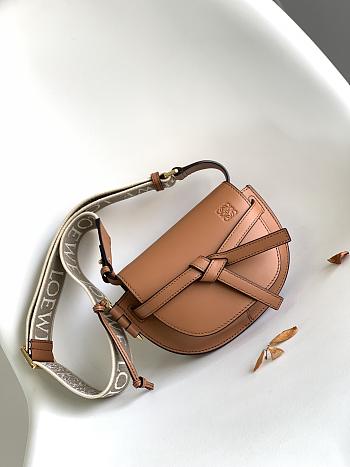 LOEWE | Mini Gate Bag In Brown