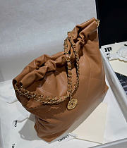 CHANEL | 22 Medium Size In Brown - 5