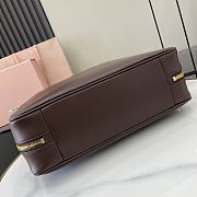 MIUMIU | ARCADIE leather bag in burgundy - 5