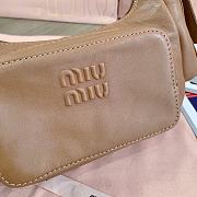 MIUMIU | Nappa leather Pocket bag in brown  - 2