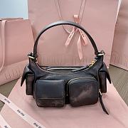 MIUMIU | Nappa leather Pocket bag in black - 5