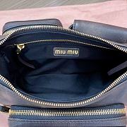 MIUMIU | Nappa leather Pocket bag in black - 3