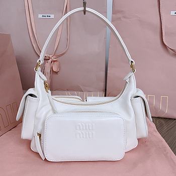 MIUMIU | Nappa leather Pocket bag in white