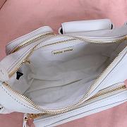 MIUMIU | Nappa leather Pocket bag in white - 6