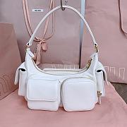 MIUMIU | Nappa leather Pocket bag in white - 3