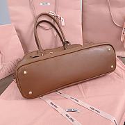 MIUMIU | Aventure nappa leather bag brown - 6