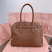 MIUMIU | Aventure nappa leather bag brown - 4