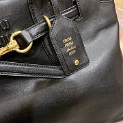 MIUMIU | Aventure nappa leather bag black - 2