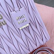 MIUMIU | Matelassé nappa leather tote-bag pink - 3