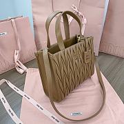 MIUMIU | Matelassé nappa leather tote-bag brown - 3