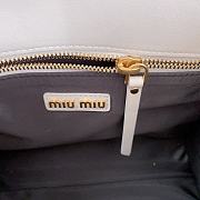 MIUMIU | Matelassé nappa leather tote-bag white - 6