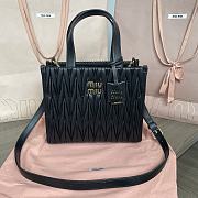 MIUMIU | Matelassé nappa leather tote-bag black - 1