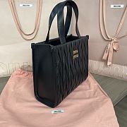 MIUMIU | Matelassé nappa leather tote-bag black - 6