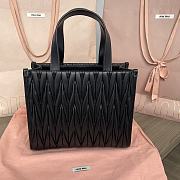 MIUMIU | Matelassé nappa leather tote-bag black - 5