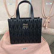 MIUMIU | Matelassé nappa leather tote-bag black - 2