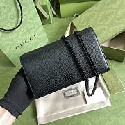 GUCCI | GG Marmont Wallet On Chain In Black - 1