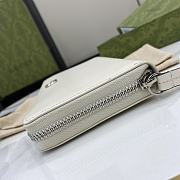 GUCCI | GG Marmont Supreme Wallet In White - 6