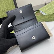 GUCCI | Mini GG Marmont Supreme Wallet In Black - 2