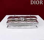 DIOR | My Mini Bag Iridescent Metallic Silver-Tone Cannage Lambskin - 6