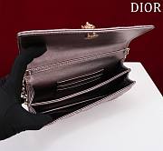 DIOR | My Mini Bag Iridescent Metallic Shiny Purple-Tone Cannage Lambskin - 6