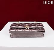 DIOR | My Mini Bag Iridescent Metallic Shiny Purple-Tone Cannage Lambskin - 5