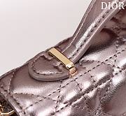 DIOR | My Mini Bag Iridescent Metallic Shiny Purple-Tone Cannage Lambskin - 2