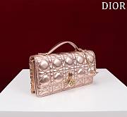 DIOR | My Mini Bag Iridescent Metallic Pink-Tone Cannage Lambskin - 6