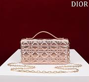 DIOR | My Mini Bag Iridescent Metallic Pink-Tone Cannage Lambskin - 5