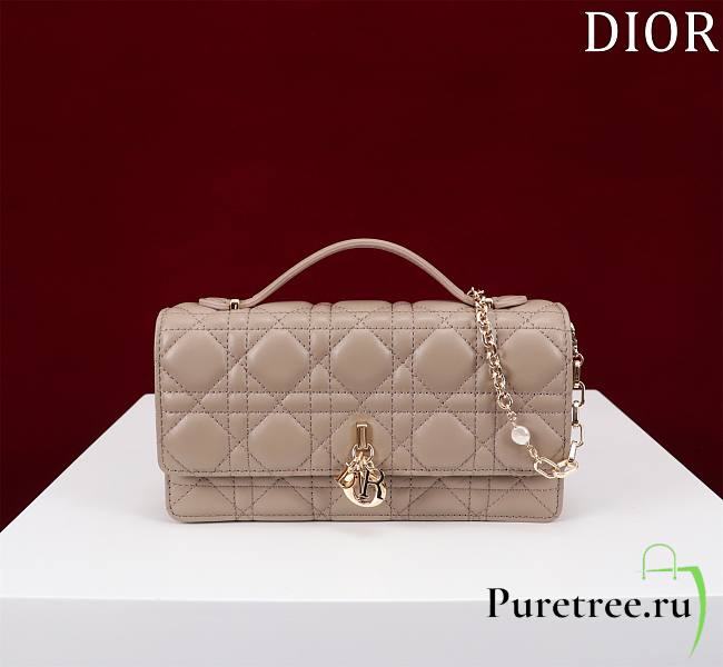 DIOR | My Dior Mini Bag Taupe Cannage Lambskin - 1