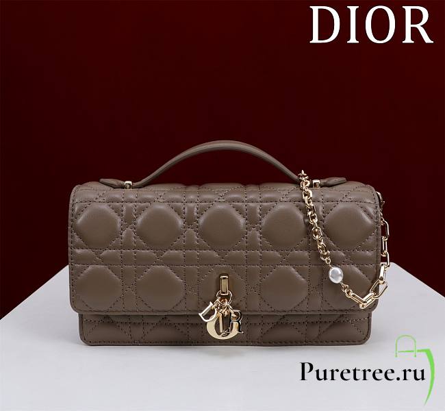 DIOR | My Dior Mini Bag Dark Brown Cannage Lambskin - 1