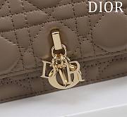 DIOR | My Dior Mini Bag Dark Brown Cannage Lambskin - 4