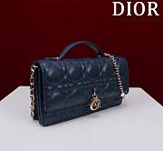 DIOR | My Dior Mini Bag Dark Blue Cannage Lambskin - 6