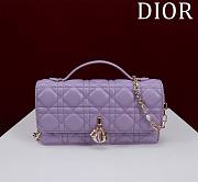 DIOR | My Dior Mini Bag Purble Cannage Lambskin - 1