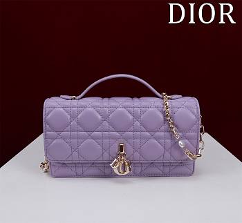 DIOR | My Dior Mini Bag Purble Cannage Lambskin