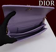 DIOR | My Dior Mini Bag Purble Cannage Lambskin - 4