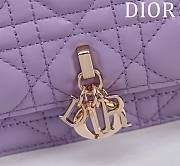 DIOR | My Dior Mini Bag Purble Cannage Lambskin - 3