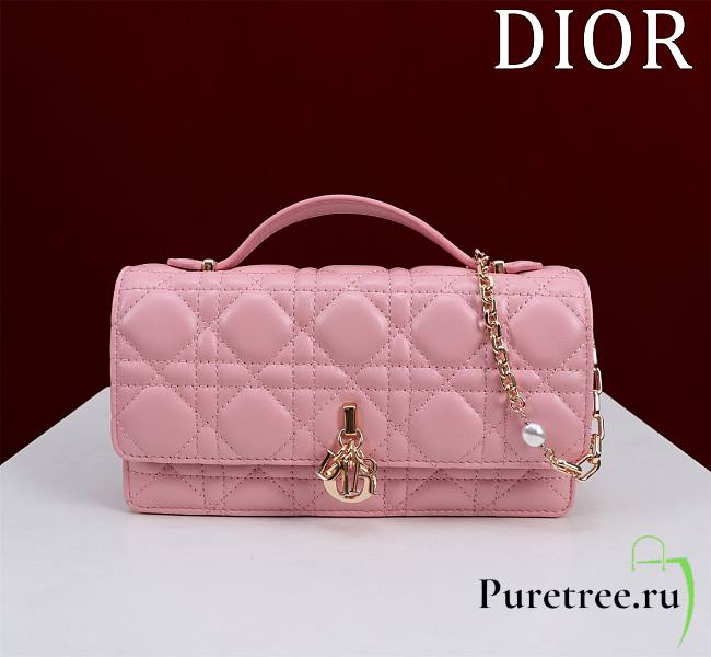 DIOR | My Dior Mini Bag Bale Pink Cannage Lambskin - 1