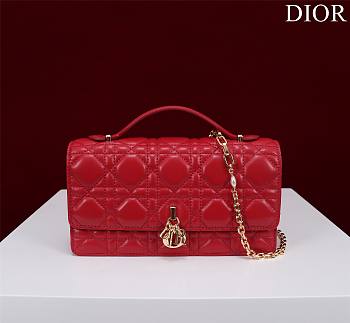 DIOR | My Dior Mini Bag Red Cannage Lambskin