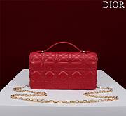 DIOR | My Dior Mini Bag Red Cannage Lambskin - 4