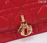 DIOR | My Dior Mini Bag Red Cannage Lambskin - 3