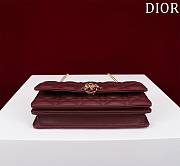 DIOR | My Dior Mini Bag Burgundy Cannage Lambskin - 4