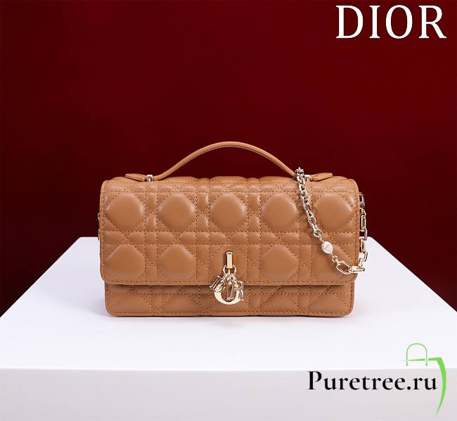 DIOR | My Dior Mini Bag Orange Cannage Lambskin - 1